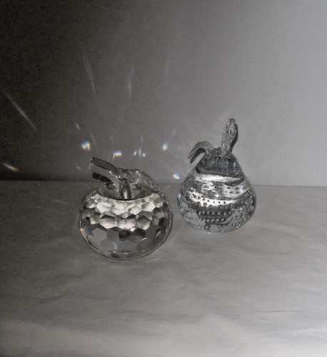 Vintage glass pear - glass,