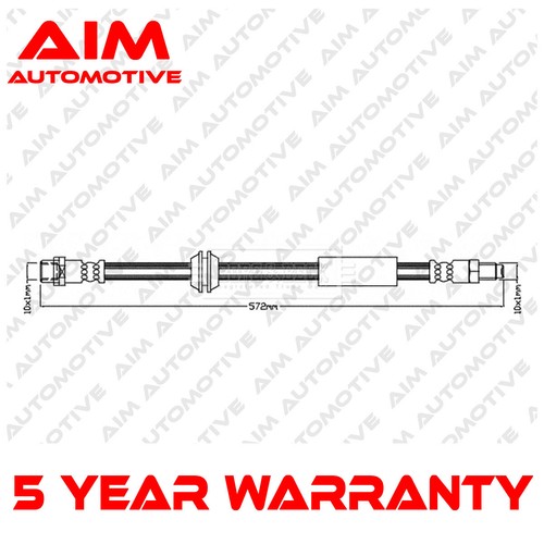 Brake hose front aim fits - hose,