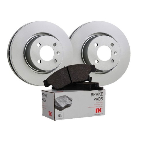 Front brake discs and pad - discs,