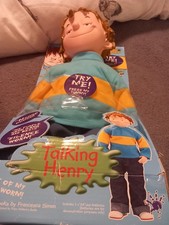 2008 Novel Ent. CITV Horrid Henry Interactive Talking Doll Soft Plush Toy Figure