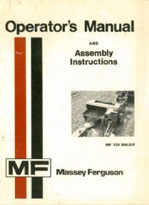 Massey ferguson mf124 baler - ferguson,
