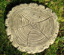 Garden Stepping Stones Log