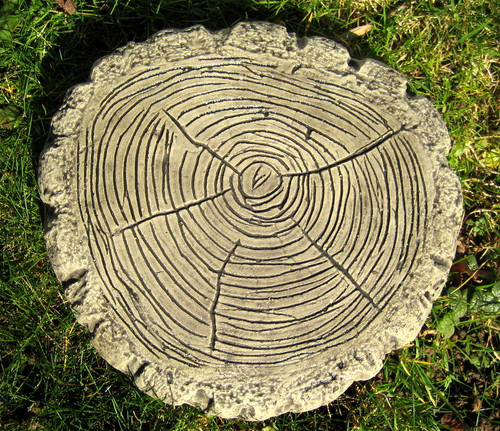 Garden stepping stones log - garden,