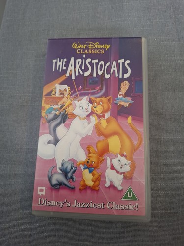 Disney vhs tape - disney, aristocats