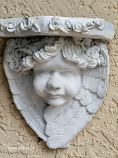 VTG Shabby Chic Cherub Angel