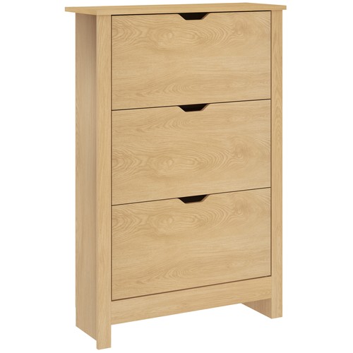 Homcom shoe storage cabinet - homcom, 18-shoe