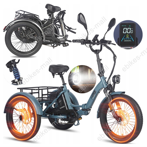 20in electric tricycle 48v - 20in,