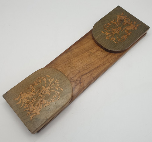 Antique inlaid book - inlaid,