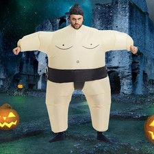 Halloween Inflatable Costume Inflatable Sumo Costume Adult Sumo Suit Fancy Dress