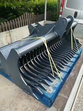 4-6 Ton Excavator Riddle Rake Bucket Lawn Rake 