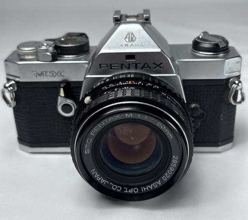 Pentax slr film camera - film,