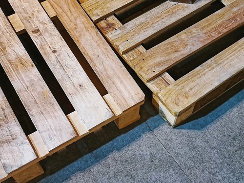 Used wooden pallet - used,