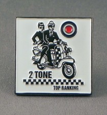 2 TONE TOP RANKING ENAMEL PIN