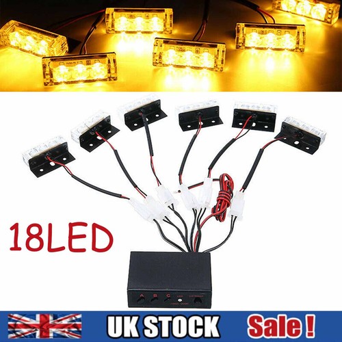 Led amber strobe flashing - amber,