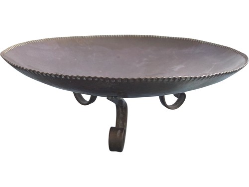 Vintage metal serving tray - vintage,