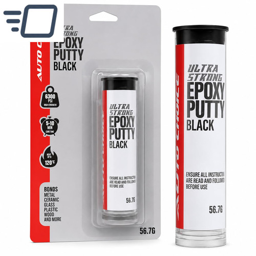 Black epoxy putty pmepbk - putty, 56.7g
