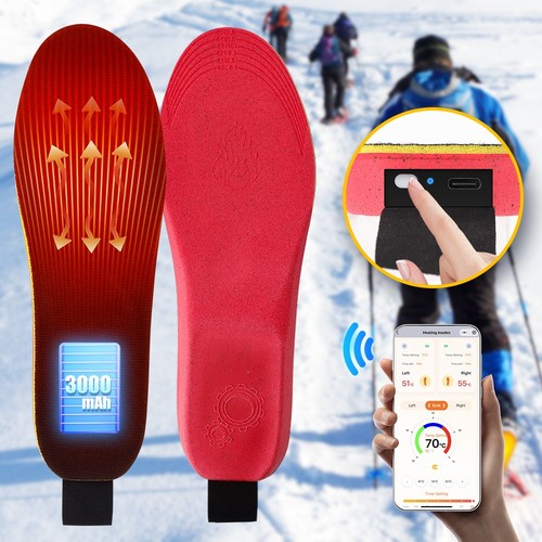 Winter electric heated shoe - heated,
