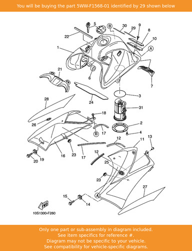Yamaha label warning - label,,