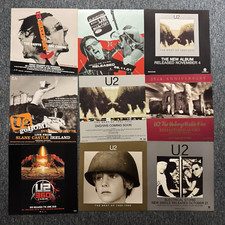 9 UNUSED VINTAGE U2 RECORD