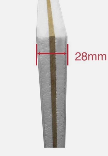 White upvc door panel mdf - white,