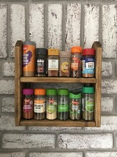 Handmade Wooden Spice Rack