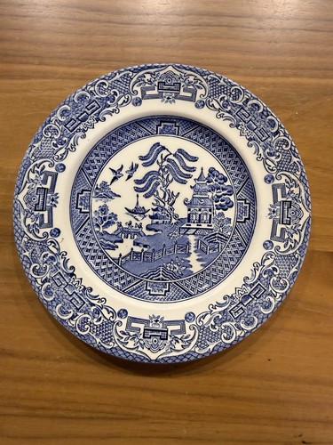 Eit blue willow white - willow,