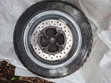 honda swing s-wing 125 rear wheel with tyre 130/70/12 vgc tyre ,,disc worn