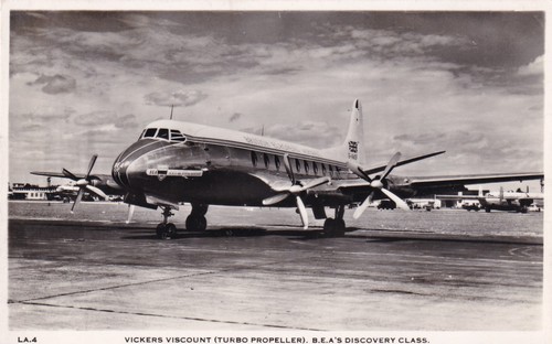 Original postcard aircraft - postcard,