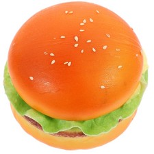 Realistic PU Burger Models Fake Food Decors Artificial Burger Photography