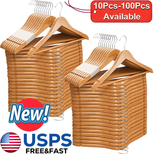 Wooden hangers pack - wooden,