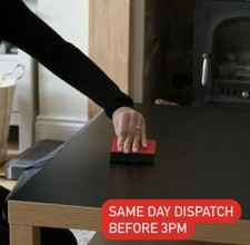 FABLON MATT BLACK STICKY BACK PLASTIC SELF ADHESIVE VINYL FILM WRAP