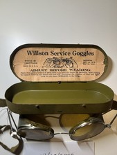 Pre Ww2 US Wilson Service Goggles /safety Glasses