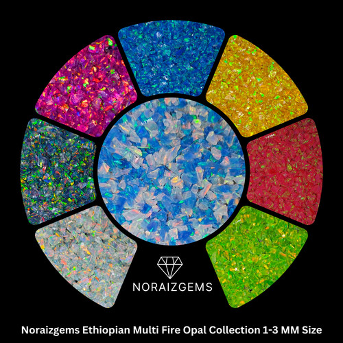 Crushed opal for - opal, mm