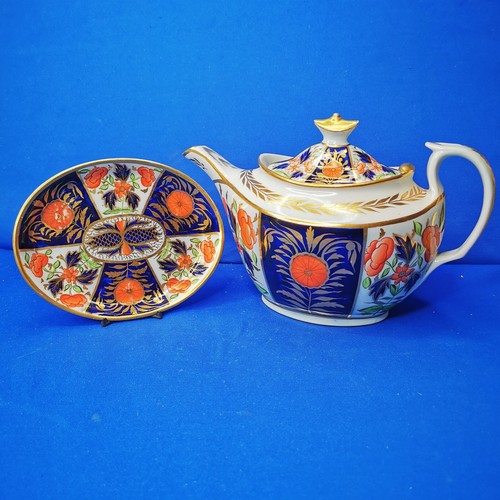 Coalport imari teapot - coalport, &