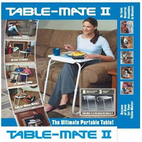 Portable folding table mate - table, tv
