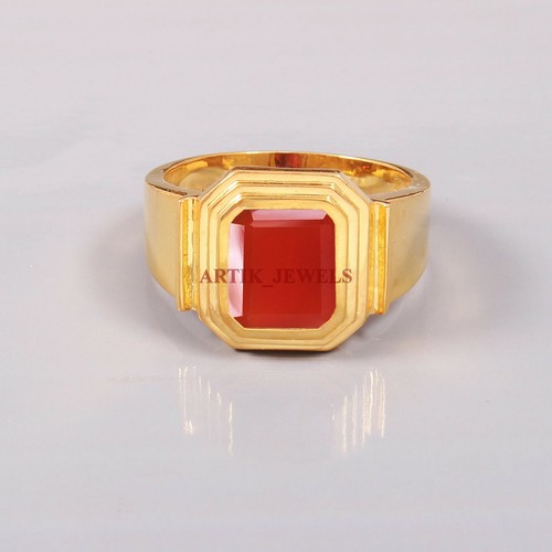Natural red onyx gemstone - natural,
