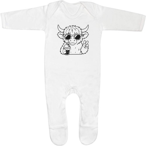 Cool highland cow baby - 'cool, cow'