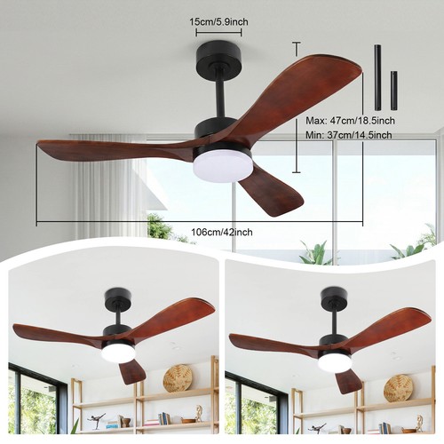 Speed large ceiling fan with - 6,
