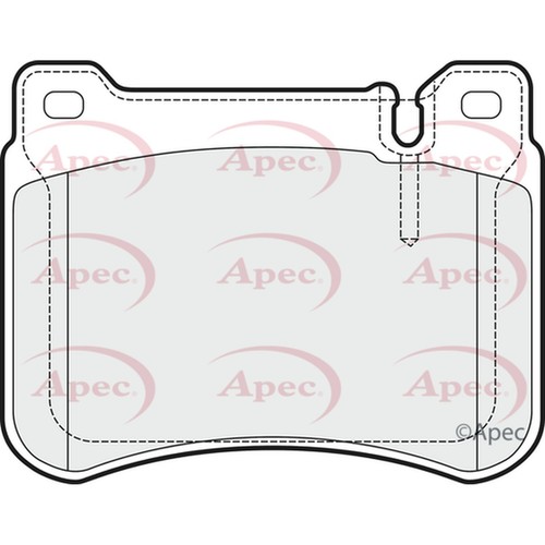 Brake pads set for - set, mercedes