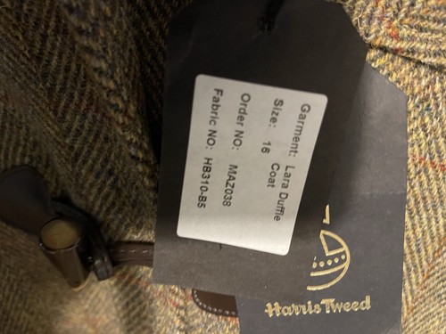 Harris tweed lara duffle - harris,
