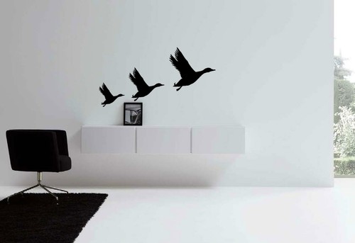 Flying ducks wall - 3,