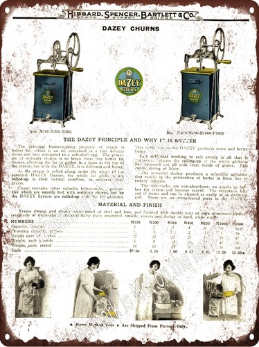 1922 dazey butter churn 8 - dazey, 6