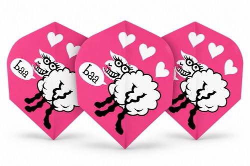 Harrows pink sheep darts - harrows,