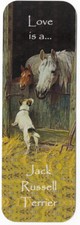 JACK RUSSELL TERRIER BEAUTIFUL DOG BOOKMARK SAME IMAGE BOTH SIDES GREAT GIFT
