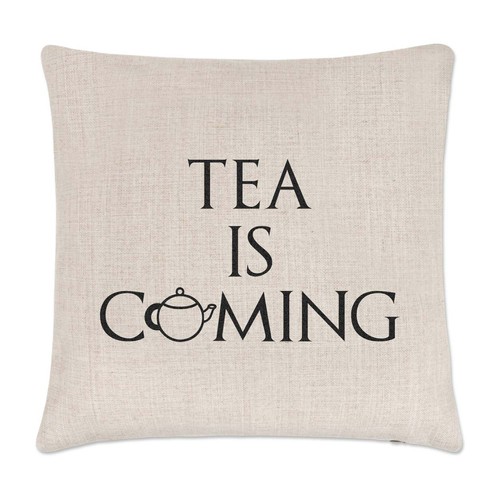 Tea coming cushion cover - cushion,