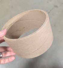 6 Heavy Duty Cardboard Tubes Cores 3.5" Wide x 6” Diameter DIY Crafts Art Label