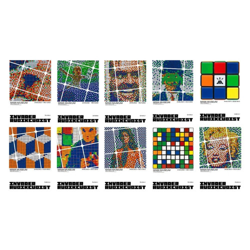 Invader rubikcubist mima 2022 - mima,