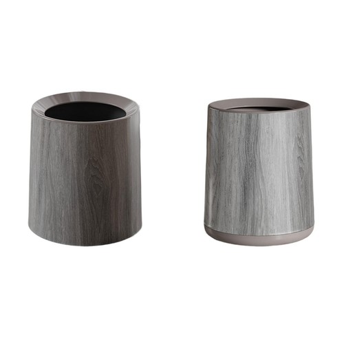 Wood grain trash can rubbish - grain,