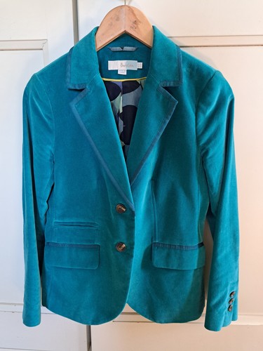 Ladies boden velvet turquoise - boden,