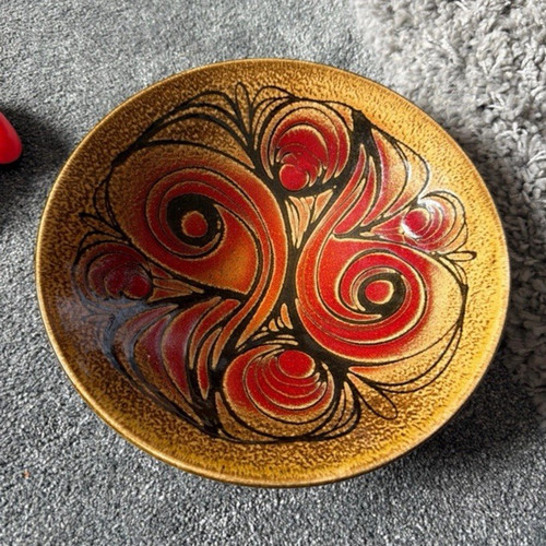 Poole ceramic bowl abstract - poole,
